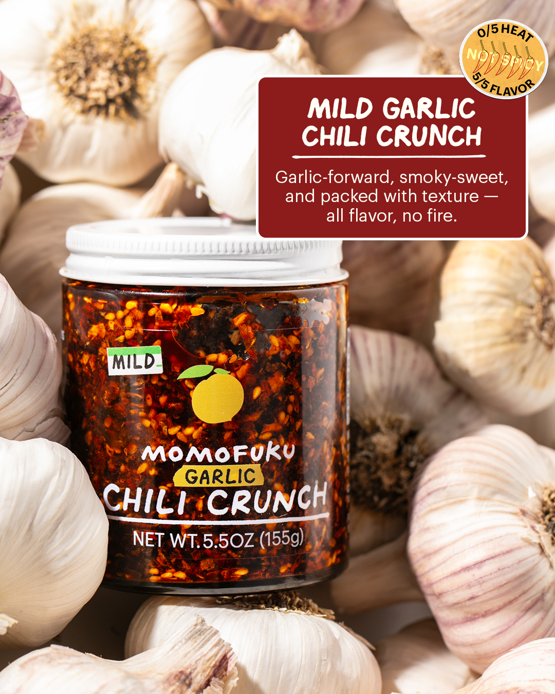Chili Crunch + Mild Garlic Chili Crunch Duo - Classic Pick
