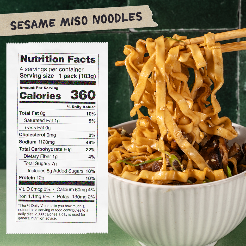 Sesame Miso Noodles | 12 Packs - Classic Finish
