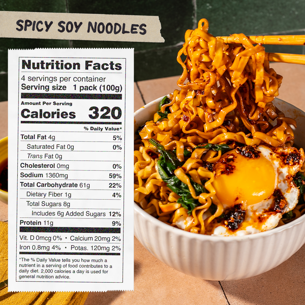 Spicy Soy Noodles | 24 Packs - Fresh Ready