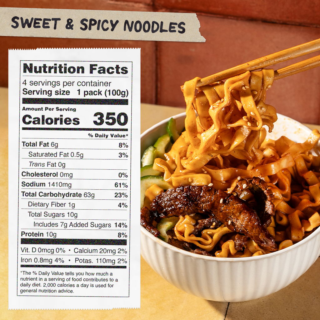 Sweet & Spicy Noodles | 4 Packs - Active Ready