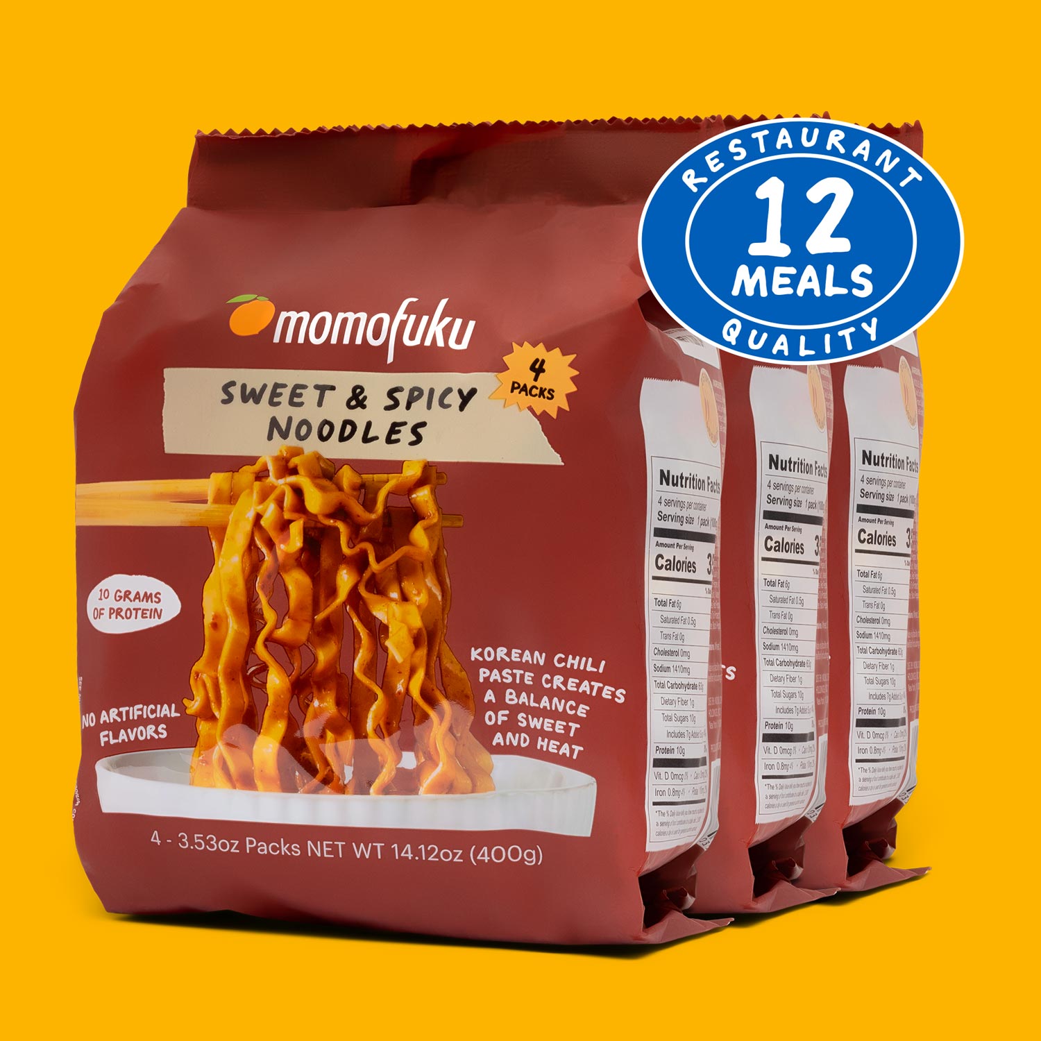Sweet & Spicy Noodles | 12 Packs - Bright Touch